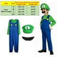 thumbnail image 1 of Super Costume Cosplay Fancy Dress Outdit Costume Brothers with Mustache Hat for Festival Birthday Gifts Unisex Mens Women Adult Kids Teens, 1 of 4