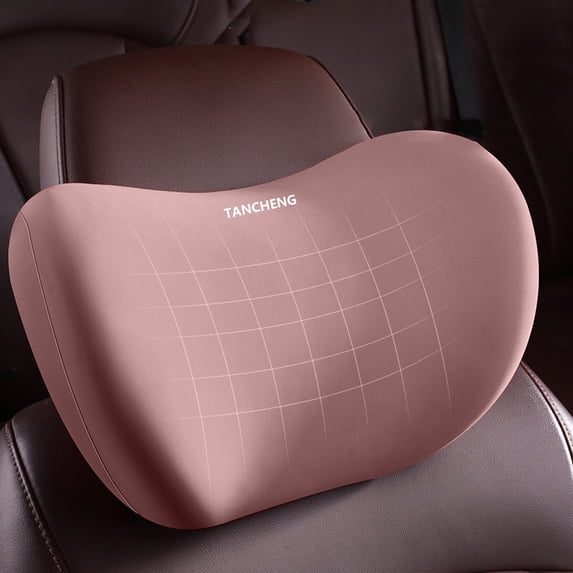 Super Cozy Lumbar Support Pillow for Car/Office Chair, 100% Memory Foam Lumbar Pillow with Breathable Removable Cover, Ergonomic Design - Back Support for Back Pain Relief