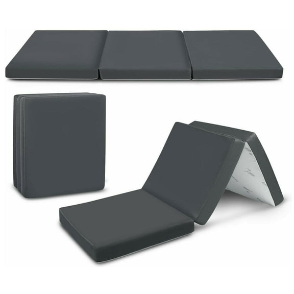 Super Cozy foldable mattress 31 Inch Portable Firm Foam Mattress 75" x 31" x 4"