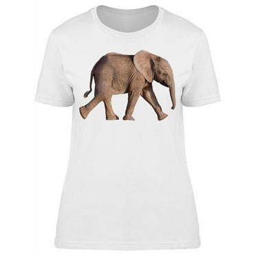 Super Cute Baby Elephant T-Shirt Women -Image by Shutterstock, Female Small