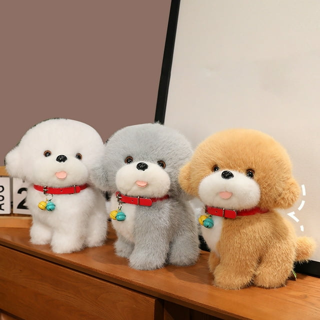 Super Cute Dog Stuffed Animal Simulated Plush Puppy Toy Doll Super ...