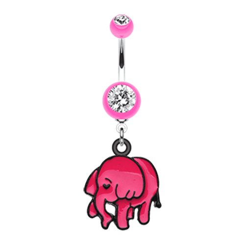 Super Cute Elephant Belly Button Ring