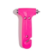 Super-Cute Emergency Escape Hammer and Seatbelt Cutter, Pink