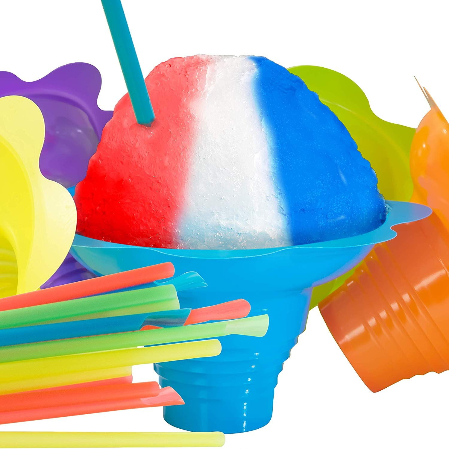 Leakproof 12oz Kids Party Cups With Lid and Straw 10Pk. Super