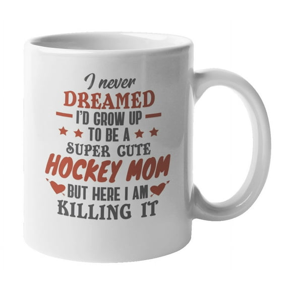 Super Cute Hockey Mom Coffee & Tea Gift Mug (11oz)