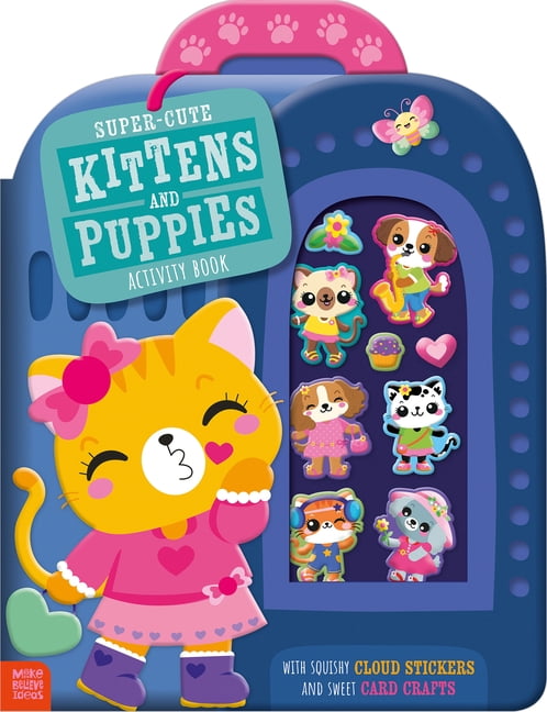 Super-Cute Kittens and Puppies Activity Book, (Paperback)