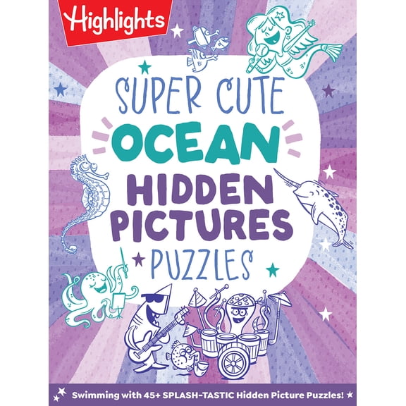 Super Cute Ocean Hidden Pictures Puzzles (Paperback)