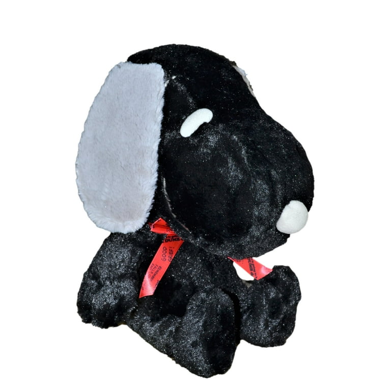 Black snoopy plush discount