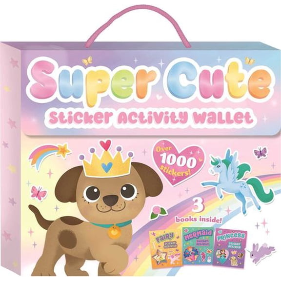 Super Cute Sticker Activity Kit: with 3 Books and over 1000 Stickers Included