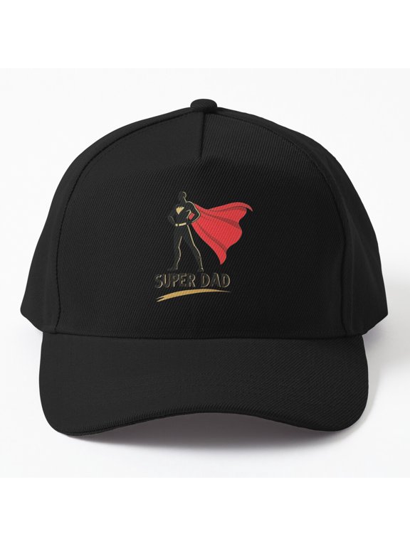 Super Dad Best Dad Superhero Baseball Cap, Fathers Day Gift, Classic Hat Style