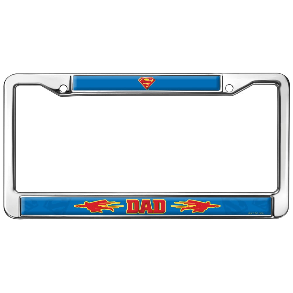 Super Dad Full Size Standard License Plate Metal Frame - Walmart.com