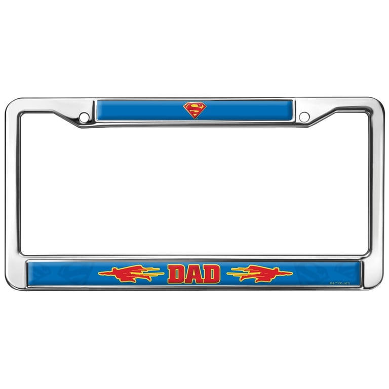 Super Dad Full Size Standard License Plate Metal Frame - Walmart.com