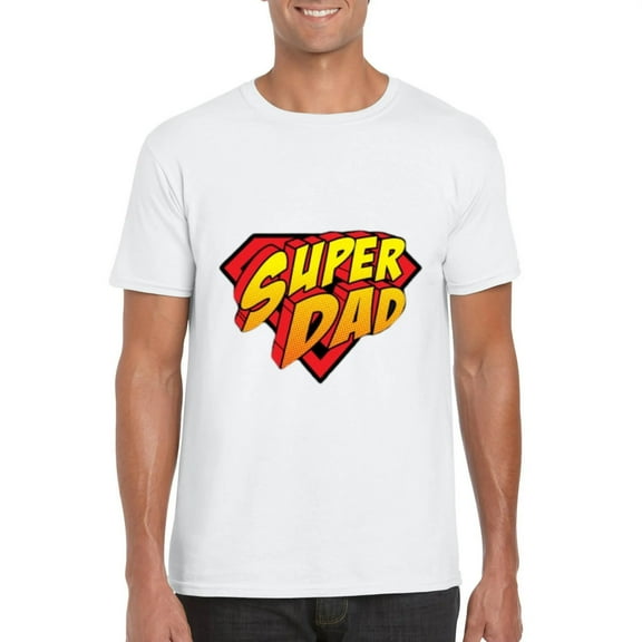 Super Dad Funny Fathers Day Hero Awesome Celebration Top T-Shirt, for men & women, up to size 5XL