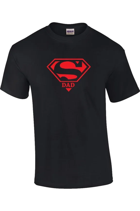 Super Dad Funny Superhero Parody Fathers Day Humor Clever Unique Unisex T-Shirt Z5857, up to Size 5XL