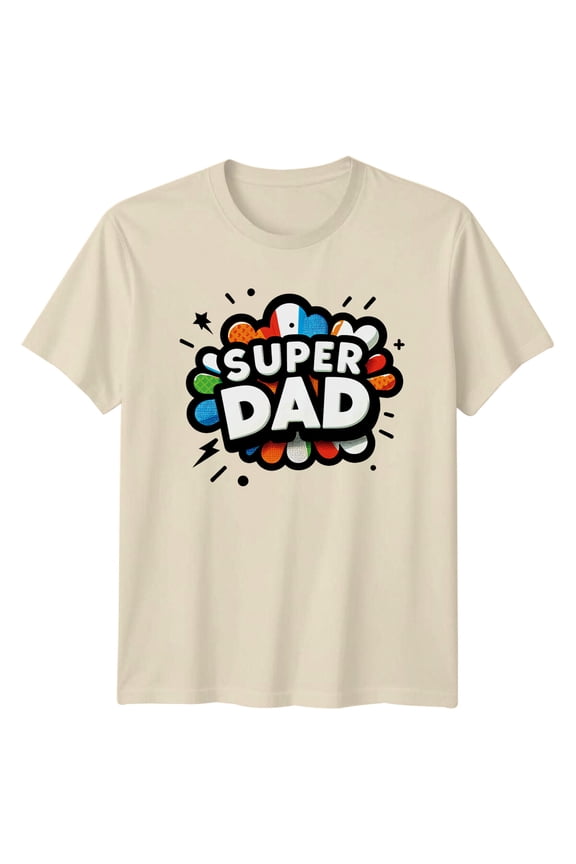 Super Dad Graphic T-Shirt, , Pop Art Style
