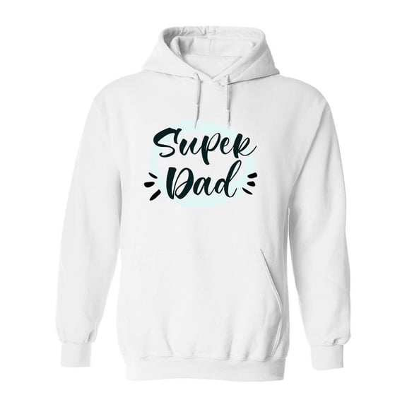 Super Dad Hoodie Men -Image by Shutterstock, Male Large