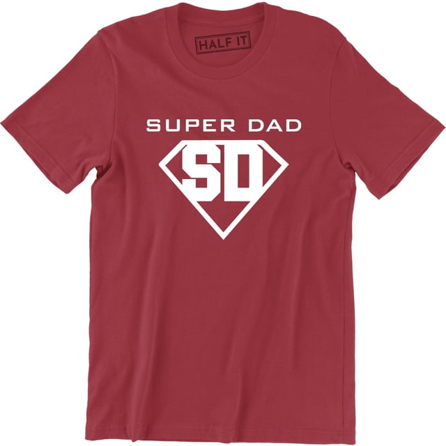 Super Dad My Dad My Hero Father Day Birthday Gift Present Daddy Tee Shirt