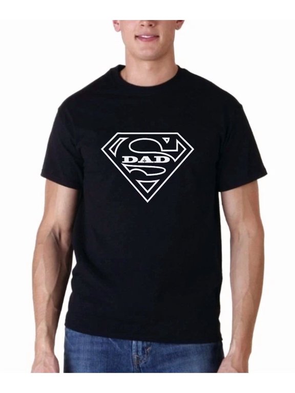 Super Dad Number Two Hero Fathers Day Graphic Gift T-Shirt
