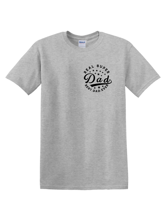 Super Dad Pocket Daddy Family Hero Graphic T-Shirt