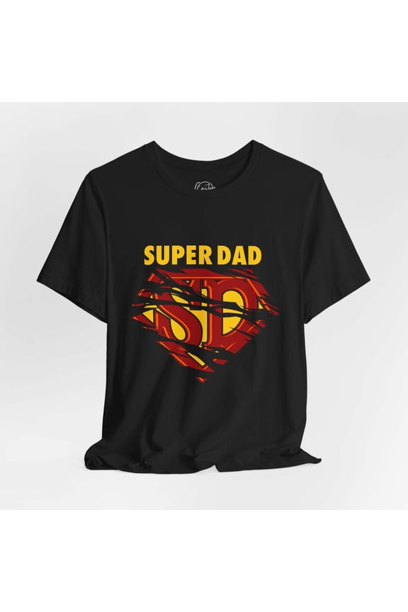 Super Dad Short Sleeve Crew Neck T-Shirt