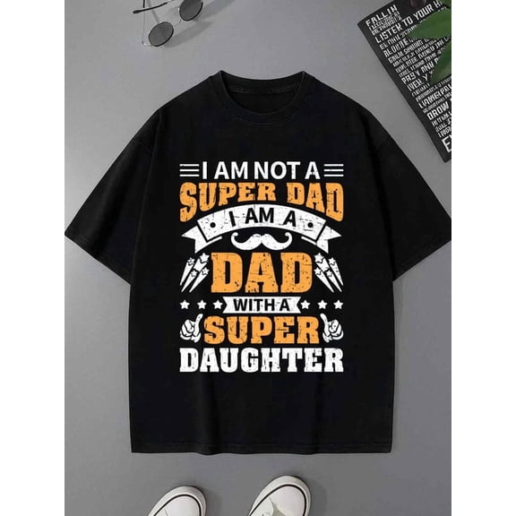 Super Dad Tee men's lover 180G 100% Cotton black taylor y2k Basic Unisex Shirt Short Sleeve tshirts Classic Unisex Shirt Crewneck tshirts Original Unisex Shirt Graphic Tee tshirts