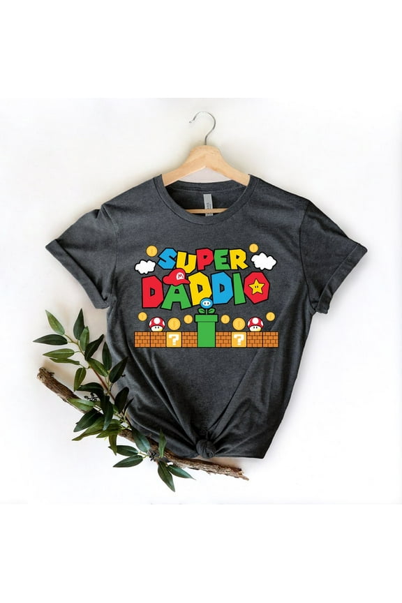 Super Daddio Game Shirt, New Dad Gamer Shirt, Best Dad Shirt for Father’s Day Gift, Gamer Dad Tee