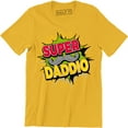 thumbnail image 1 of Super Daddio Mustache Video Game Mashup Father Day Gift husband Boyfriend T-Shirt, 1 of 4