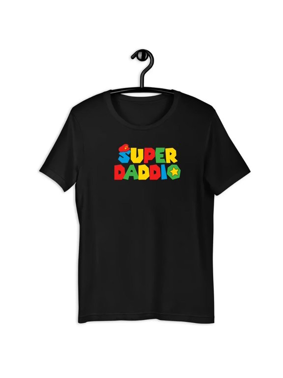 Super Daddio Shirt, Super Daddy Shirt, Super Dad Shirt, Superhero T-Shirt, Unisex Tshirt Size S New-TH30601
