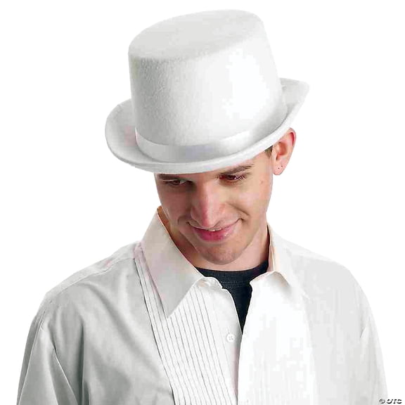 Super Deluxe Top Hat-White