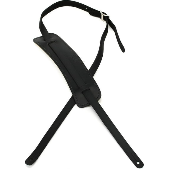 Super Deluxe Vintage-style Guitar Strap, 2in, Black