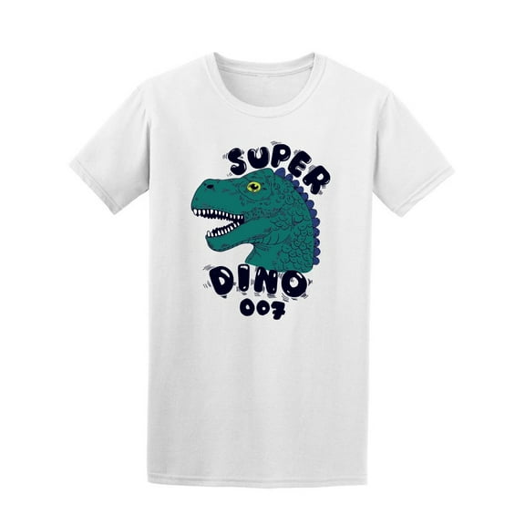 Super Dino Cool Cartoon Dinosaur Tee Men's -Image by Shutterstock