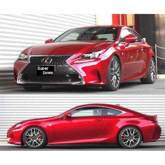 Super Down Suspension Springs for 2015 Plus Lexus RC350 RWD