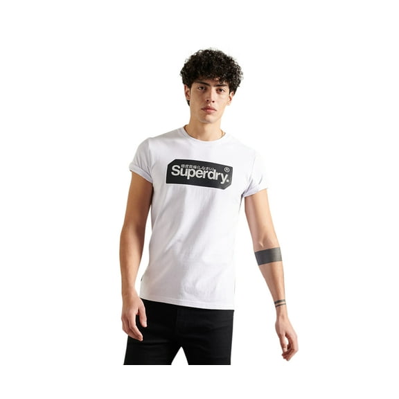 Super Dry Core Logo Tag Mens Active Shirts & Tees