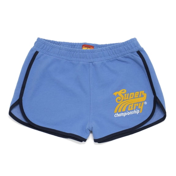 Super Dry Women's Collegiate Union Casual Mini Short, Neptune Blue,6 - US