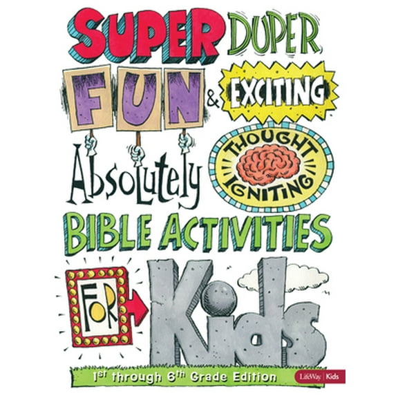 Pre-Owned Super Duper Fun & Exciting Absolutely Thought Igniting Bible Activities for Kids - 1st6th Grade (Multiple copy pack)