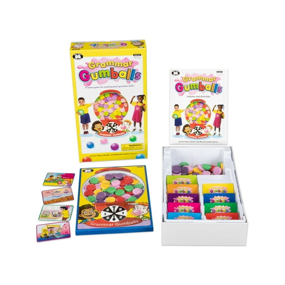 Super Duper Grammar Gumballs Game Board GB347