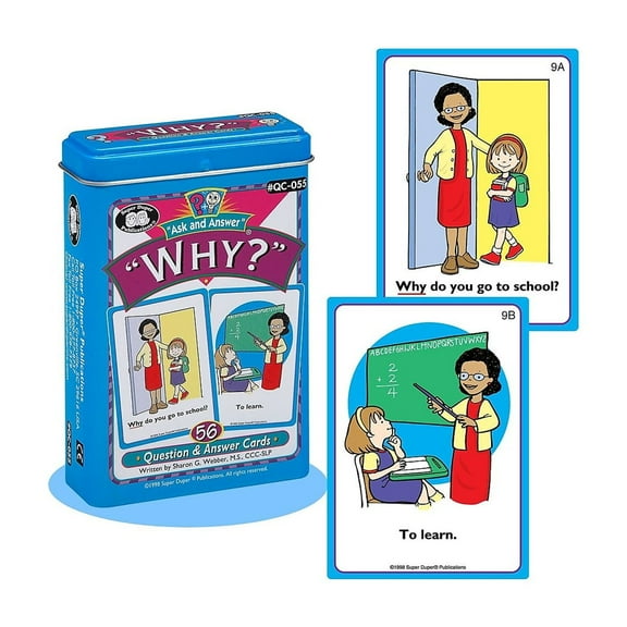 Super Duper Ask and Answer "Why" Cards QC055