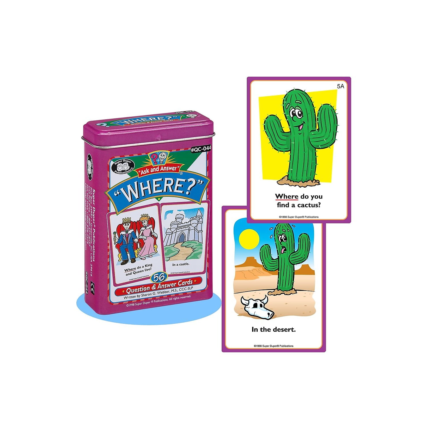 Super Duper Ask and Answer "Where" Cards QC044 - Walmart.com