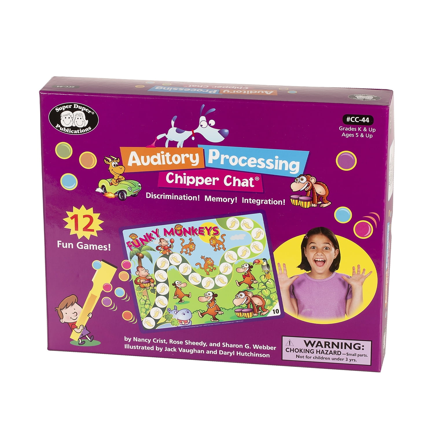 Super Duper Publications Auditory Processing Chipper Chat Board Game