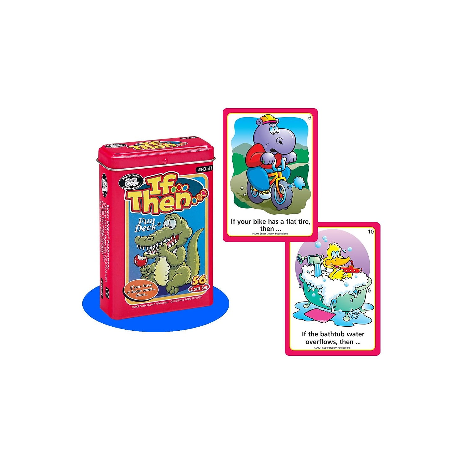 Critical Thinking Games Super Duper If...Then... Fun Deck - 56 Logical ...