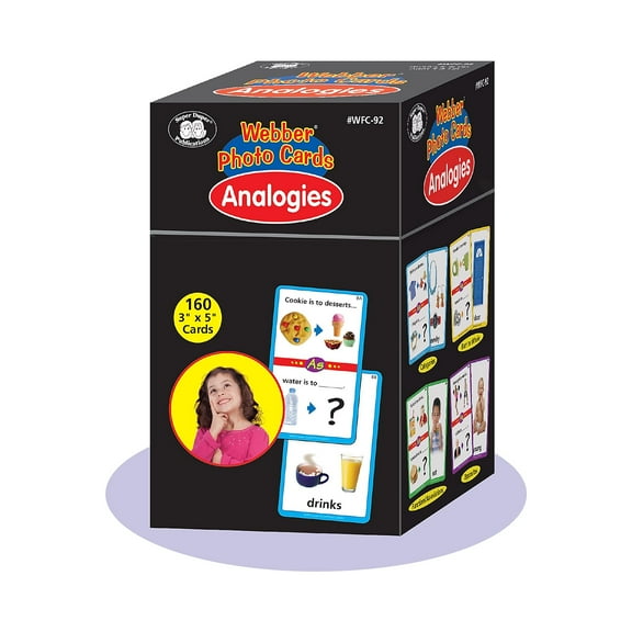 Super Duper Publications Photo Cards, Analogies, Box (WFC92)