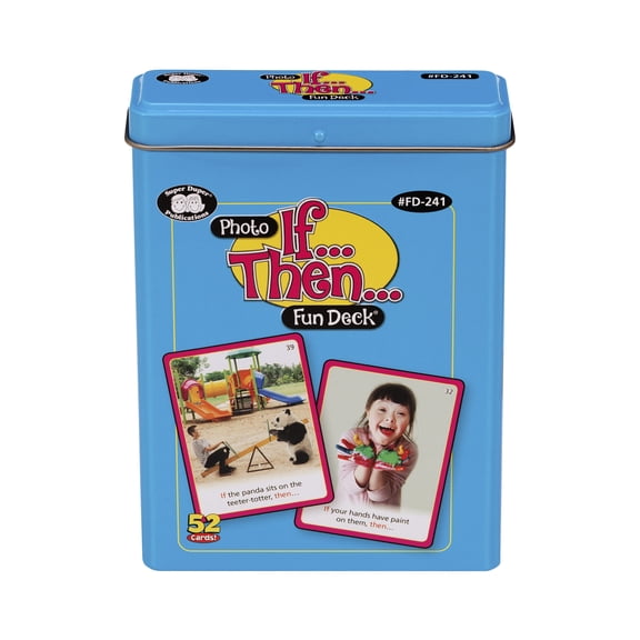 Super Duper Publications | Photo If... Then... Fun Deck | Educational Resource for Children