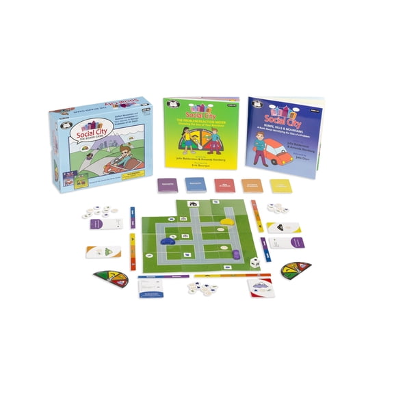 Super Duper Publications | Social City Board Game to Develop Problem-Solving and Emotional Regulation Skills | Educational Learning Resource for Children