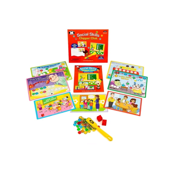 Super Duper Publications | Social Skills Chipper Chat Magnetic Game | Educational Learning Resource for Children