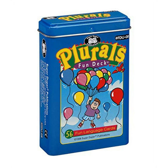 Super Duper Publications Super Duper Publications Plurals Fun Deck Flash Cards Educational Learning Resource For Children Toys_And_Games