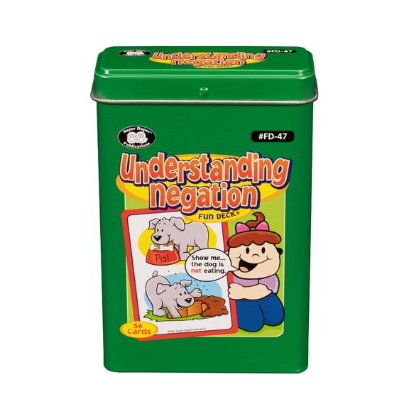 Super Duper Publications | Understanding Negation Fun Deck Cards | Educational Learning Materials for Children