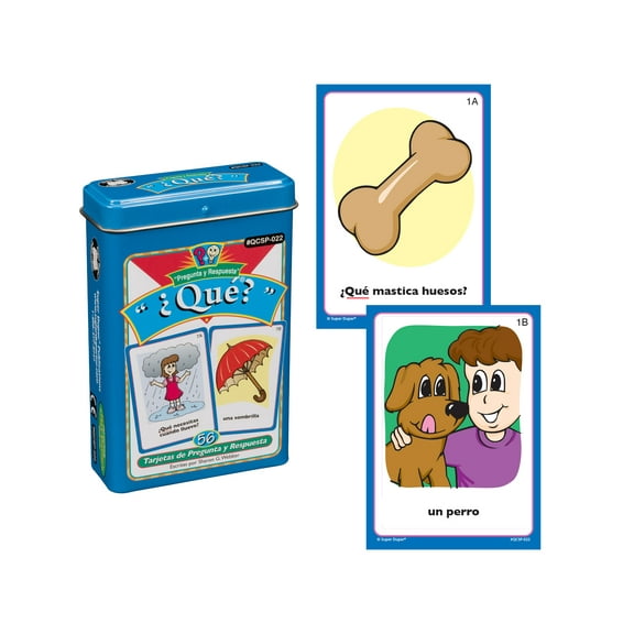 Super Duper Spanish Que Cards QCSP022
