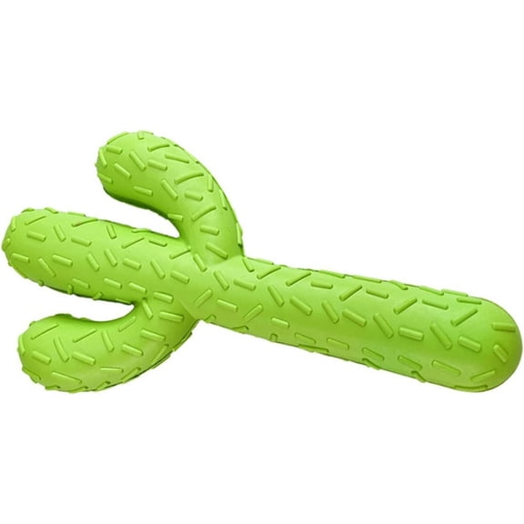 Super Durable Cactus Dog Toy - Natural Rubber Chew for All Size Dogs | Long-Lasting Fun for Small/Medium/Large Breeds