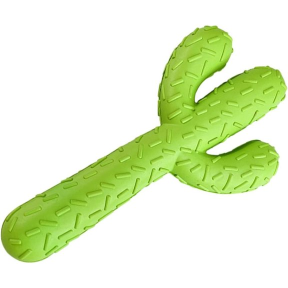 Super Durable Cactus Dog Toy - Natural Rubber Chew for All Size Dogs | Long-Lasting Fun for Small/Medium/Large Breeds