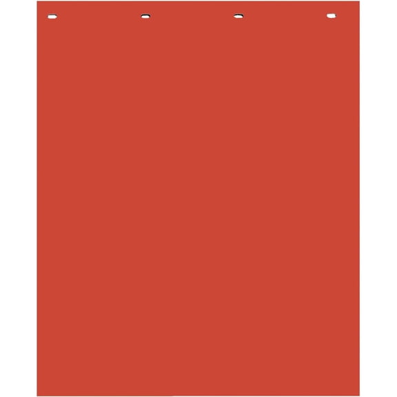 Super Durable Red Polymer Mudflap 24x30 Inch (Pack of 1)